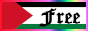 a button that says 'free' with a palestine flag as the background